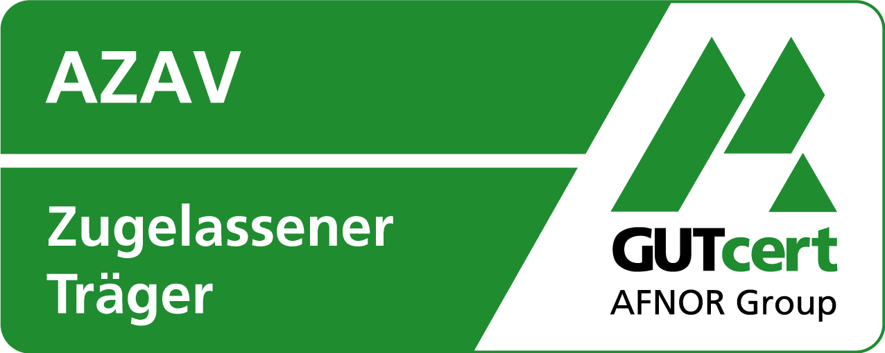 AZAV-zugelassener Träger