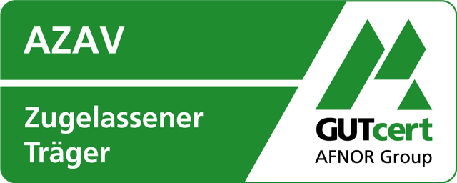 AZAV-zugelassener Träger